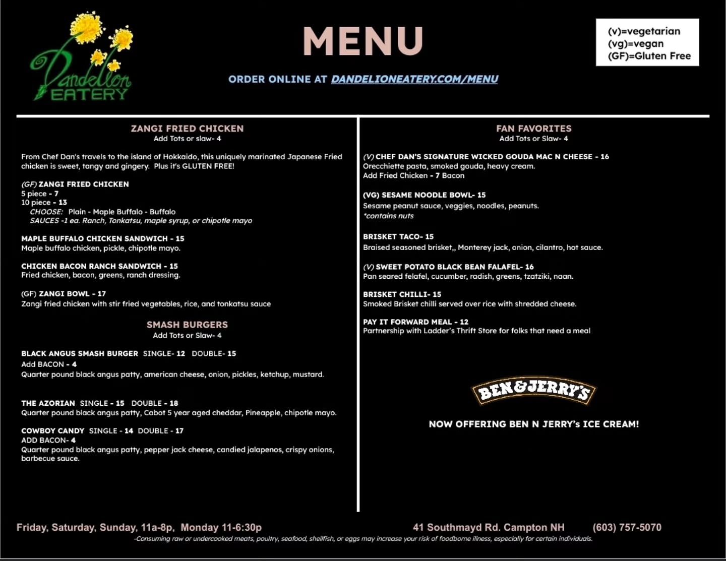Dandelion Eatery